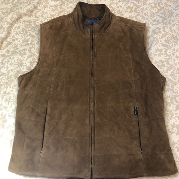 Faconnable brown goat skin vest - Picture 2 of 8